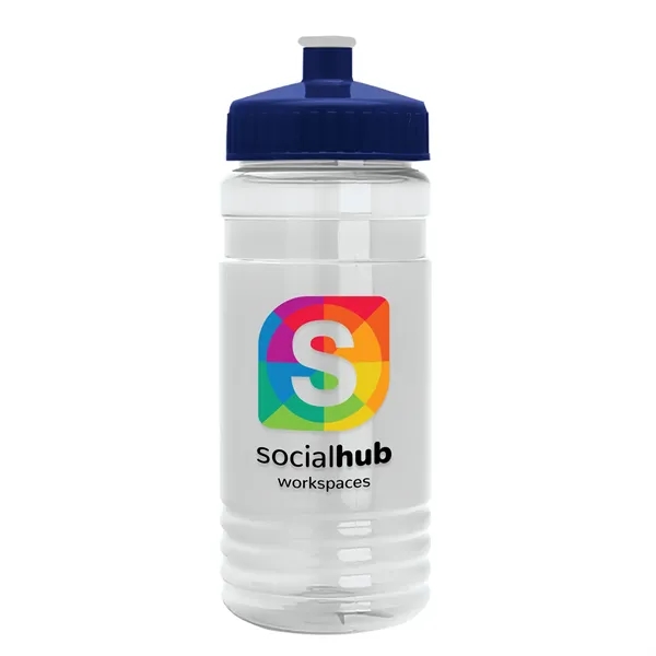 Transparent sports bottle, 2 oz. Straight-wall design with Push-Pull lid... from ASI 40480 Koozie Group