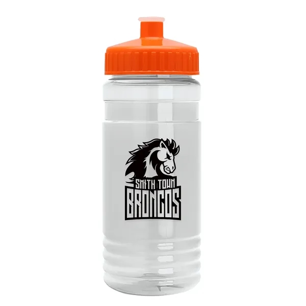 Transparent sports bottle, 2 oz. Straight-wall design with Push-Pull lid... from ASI 40480 Koozie Group