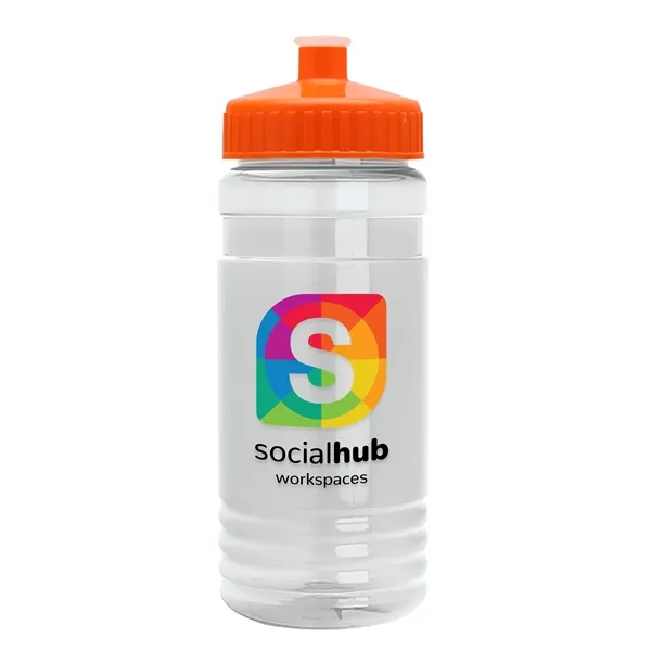 Transparent sports bottle, 2 oz. Straight-wall design with Push-Pull lid... from ASI 40480 Koozie Group