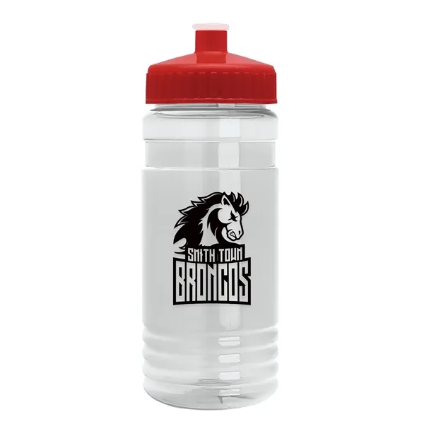 Transparent sports bottle, 2 oz. Straight-wall design with Push-Pull lid... from ASI 40480 Koozie Group