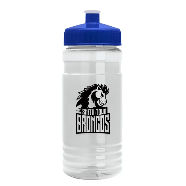 Transparent sports bottle, 2 oz. Straight-wall design with Push-Pull lid... from ASI 40480 Koozie Group