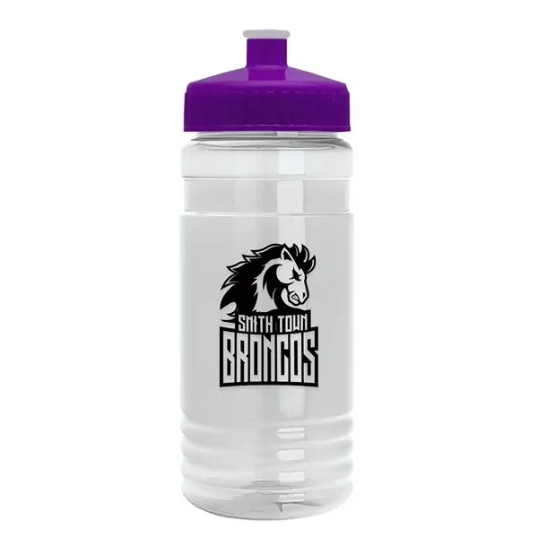 Transparent sports bottle, 2 oz. Straight-wall design with Push-Pull lid... from ASI 40480 Koozie Group