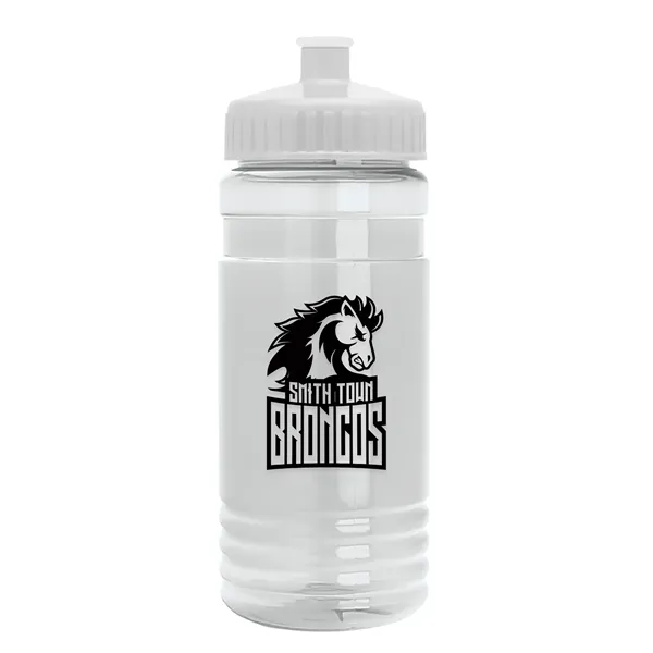 Transparent sports bottle, 2 oz. Straight-wall design with Push-Pull lid... from ASI 40480 Koozie Group