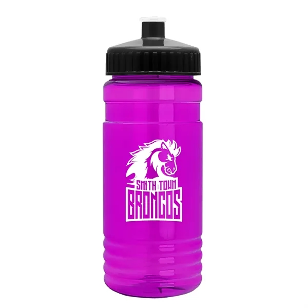 Transparent sports bottle, 2 oz. Straight-wall design with Push-Pull lid... from ASI 40480 Koozie Group