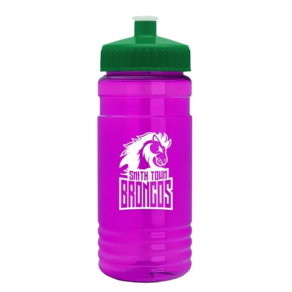 Transparent sports bottle, 2 oz. Straight-wall design with Push-Pull lid... from ASI 40480 Koozie Group