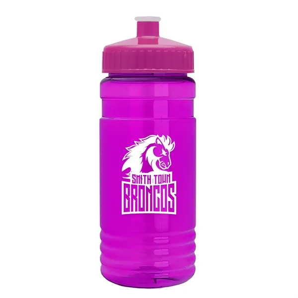 Transparent sports bottle, 2 oz. Straight-wall design with Push-Pull lid... from ASI 40480 Koozie Group