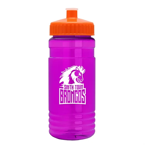 Transparent sports bottle, 2 oz. Straight-wall design with Push-Pull lid... from ASI 40480 Koozie Group