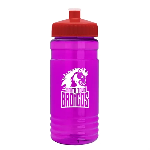 Transparent sports bottle, 2 oz. Straight-wall design with Push-Pull lid... from ASI 40480 Koozie Group