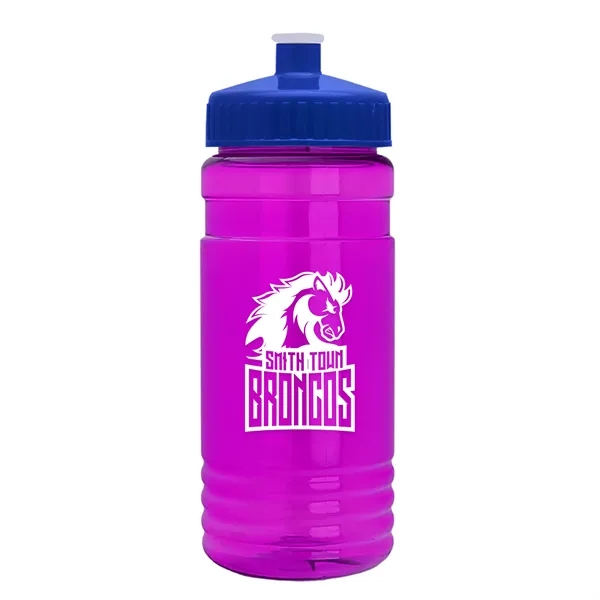 Transparent sports bottle, 2 oz. Straight-wall design with Push-Pull lid... from ASI 40480 Koozie Group