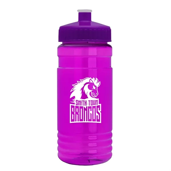 Transparent sports bottle, 2 oz. Straight-wall design with Push-Pull lid... from ASI 40480 Koozie Group