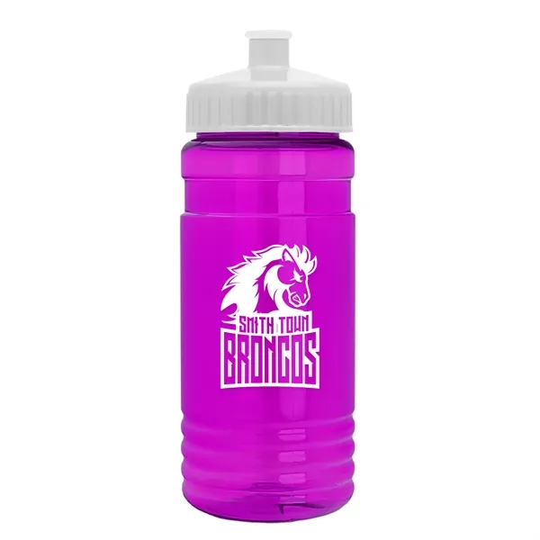 Transparent sports bottle, 2 oz. Straight-wall design with Push-Pull lid... from ASI 40480 Koozie Group