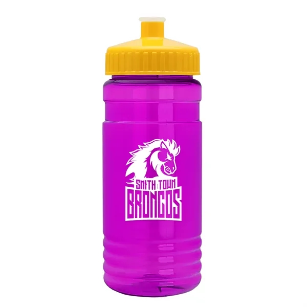 Transparent sports bottle, 2 oz. Straight-wall design with Push-Pull lid... from ASI 40480 Koozie Group
