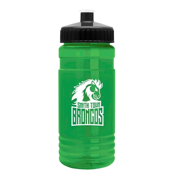 Transparent sports bottle, 2 oz. Straight-wall design with Push-Pull lid... from ASI 40480 Koozie Group