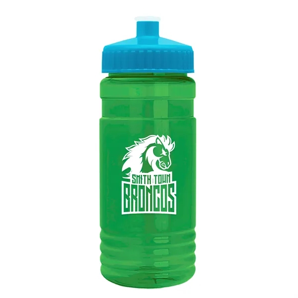 Transparent sports bottle, 2 oz. Straight-wall design with Push-Pull lid... from ASI 40480 Koozie Group