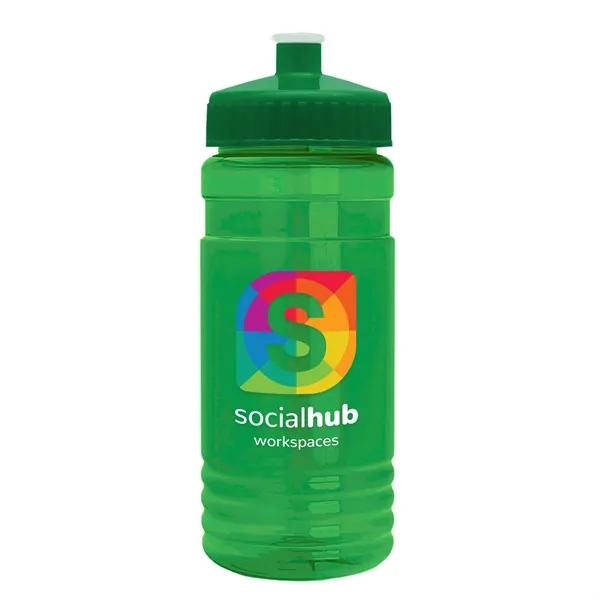 Transparent sports bottle, 2 oz. Straight-wall design with Push-Pull lid... from ASI 40480 Koozie Group