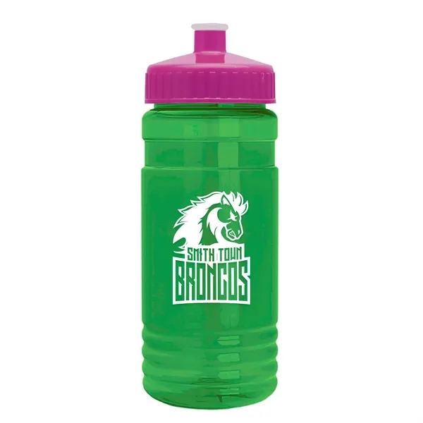 Transparent sports bottle, 2 oz. Straight-wall design with Push-Pull lid... from ASI 40480 Koozie Group