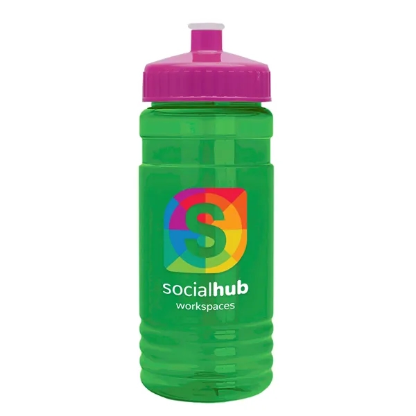 Transparent sports bottle, 2 oz. Straight-wall design with Push-Pull lid... from ASI 40480 Koozie Group