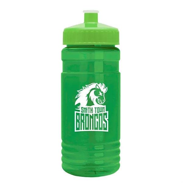 Transparent sports bottle, 2 oz. Straight-wall design with Push-Pull lid... from ASI 40480 Koozie Group