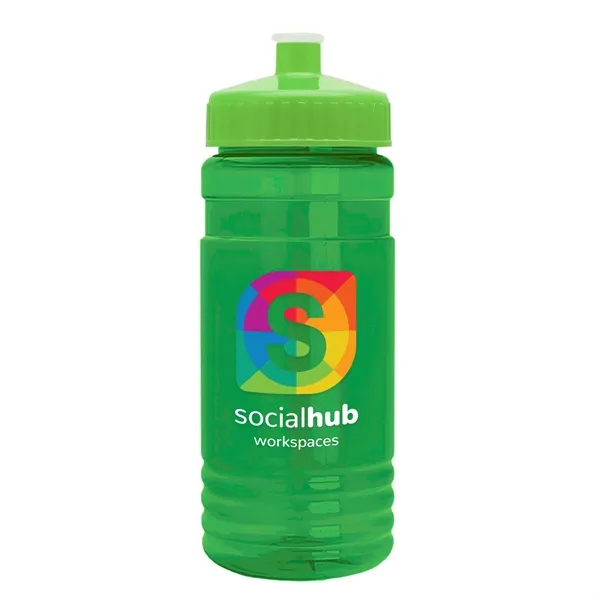 Transparent sports bottle, 2 oz. Straight-wall design with Push-Pull lid... from ASI 40480 Koozie Group