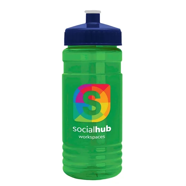 Transparent sports bottle, 2 oz. Straight-wall design with Push-Pull lid... from ASI 40480 Koozie Group