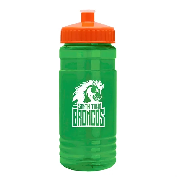 Transparent sports bottle, 2 oz. Straight-wall design with Push-Pull lid... from ASI 40480 Koozie Group