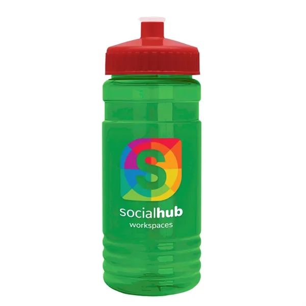 Transparent sports bottle, 2 oz. Straight-wall design with Push-Pull lid... from ASI 40480 Koozie Group