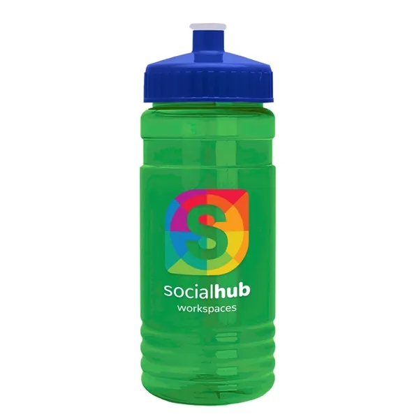 Transparent sports bottle, 2 oz. Straight-wall design with Push-Pull lid... from ASI 40480 Koozie Group
