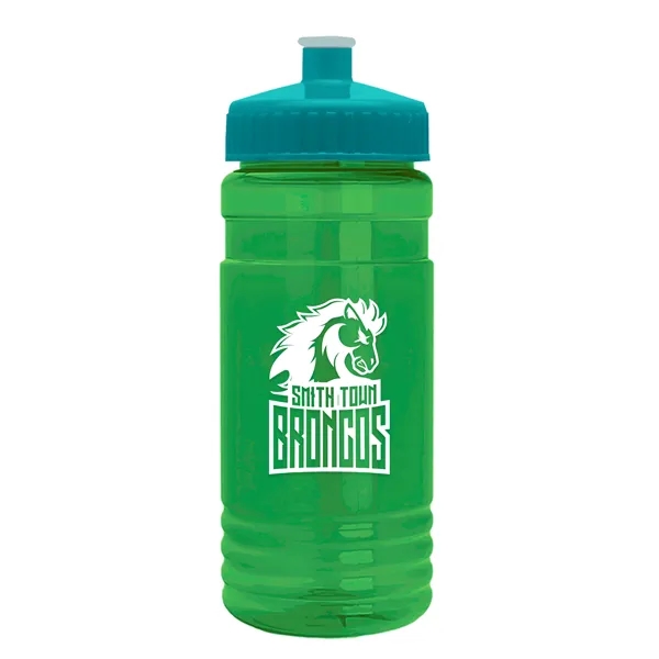 Transparent sports bottle, 2 oz. Straight-wall design with Push-Pull lid... from ASI 40480 Koozie Group