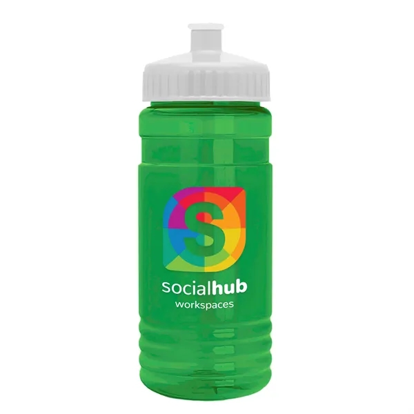Transparent sports bottle, 2 oz. Straight-wall design with Push-Pull lid... from ASI 40480 Koozie Group