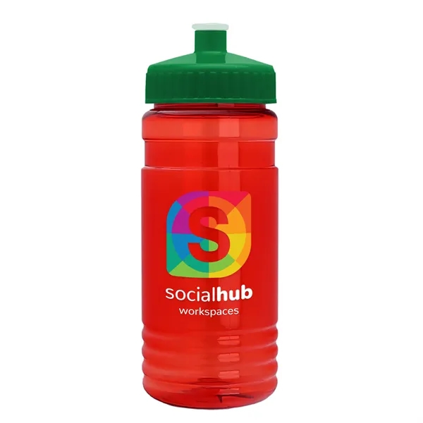 Transparent sports bottle, 2 oz. Straight-wall design with Push-Pull lid... from ASI 40480 Koozie Group