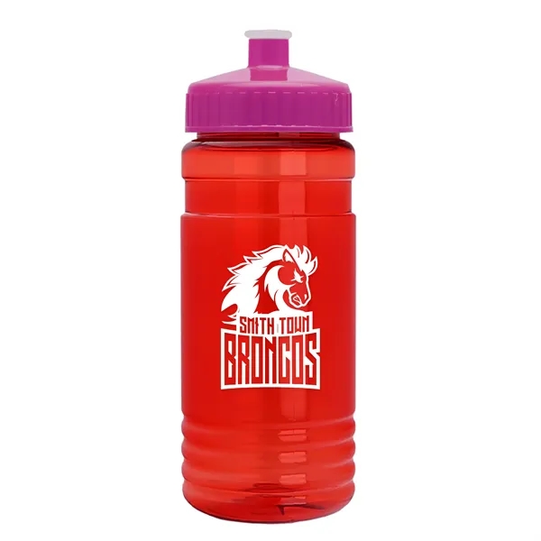 Transparent sports bottle, 2 oz. Straight-wall design with Push-Pull lid... from ASI 40480 Koozie Group