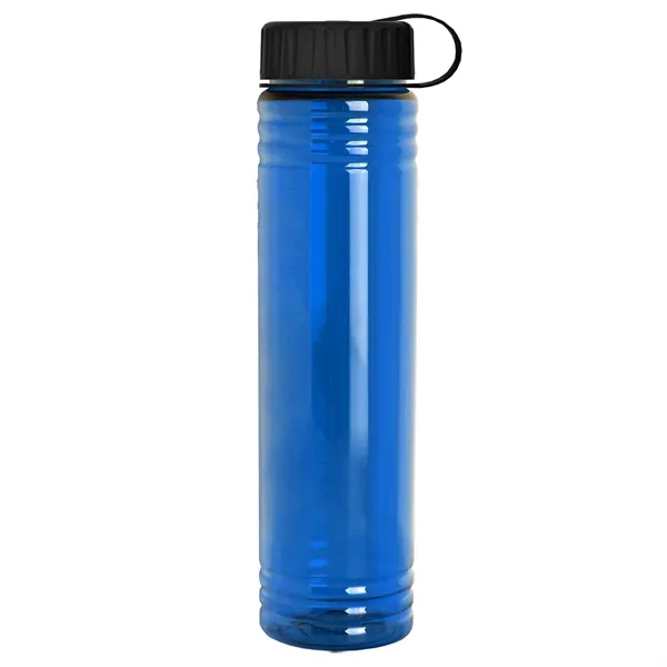 Slim Cylinder Design. 32 oz Transparent Sport Bottles with Tethered Lid.... from ASI 40480 Koozie Group