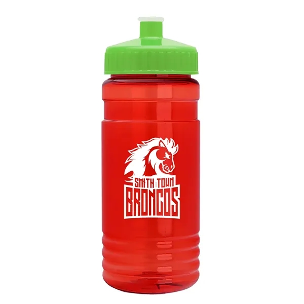 Transparent sports bottle, 2 oz. Straight-wall design with Push-Pull lid... from ASI 40480 Koozie Group