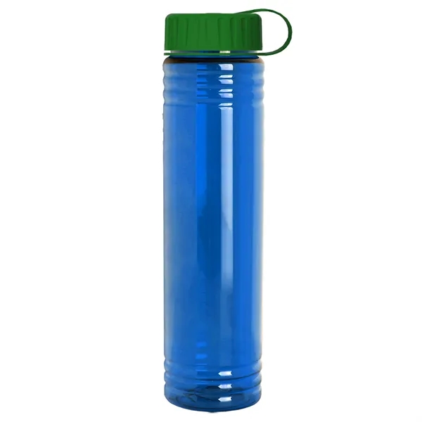 Slim Cylinder Design. 32 oz Transparent Sport Bottles with Tethered Lid.... from ASI 40480 Koozie Group