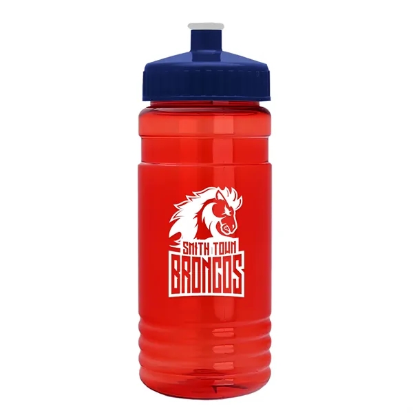Transparent sports bottle, 2 oz. Straight-wall design with Push-Pull lid... from ASI 40480 Koozie Group