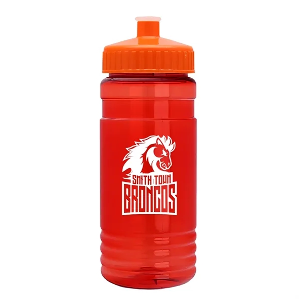 Transparent sports bottle, 2 oz. Straight-wall design with Push-Pull lid... from ASI 40480 Koozie Group