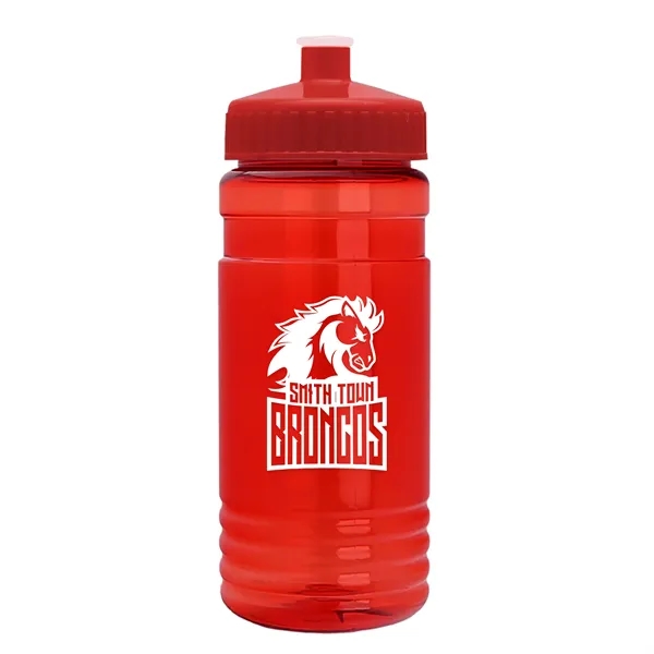 Transparent sports bottle, 2 oz. Straight-wall design with Push-Pull lid... from ASI 40480 Koozie Group