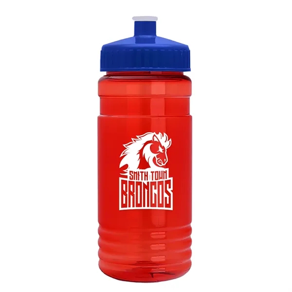 Transparent sports bottle, 2 oz. Straight-wall design with Push-Pull lid... from ASI 40480 Koozie Group