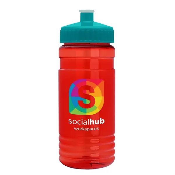 Transparent sports bottle, 2 oz. Straight-wall design with Push-Pull lid... from ASI 40480 Koozie Group