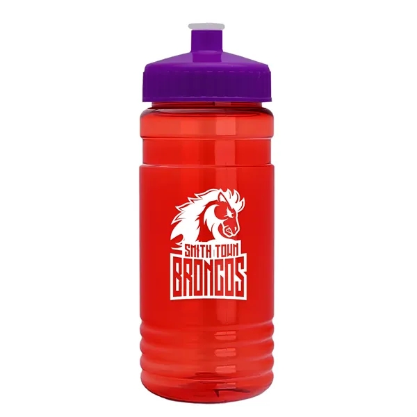 Transparent sports bottle, 2 oz. Straight-wall design with Push-Pull lid... from ASI 40480 Koozie Group