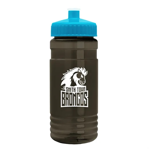 Transparent sports bottle, 2 oz. Straight-wall design with Push-Pull lid... from ASI 40480 Koozie Group