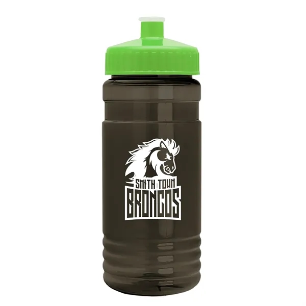 Transparent sports bottle, 2 oz. Straight-wall design with Push-Pull lid... from ASI 40480 Koozie Group