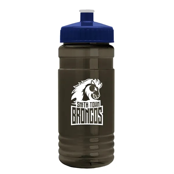 Transparent sports bottle, 2 oz. Straight-wall design with Push-Pull lid... from ASI 40480 Koozie Group