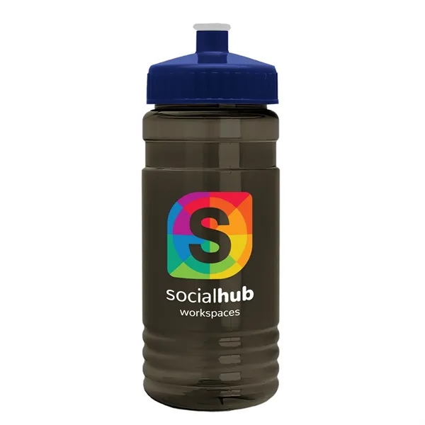 Transparent sports bottle, 2 oz. Straight-wall design with Push-Pull lid... from ASI 40480 Koozie Group