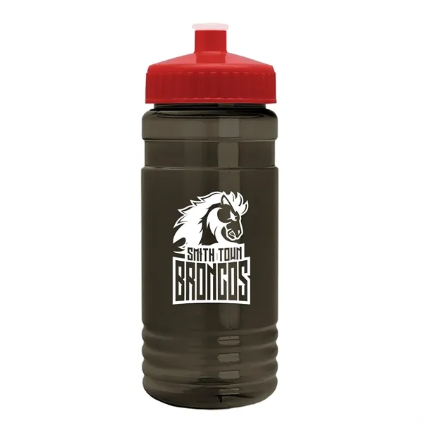 Transparent sports bottle, 2 oz. Straight-wall design with Push-Pull lid... from ASI 40480 Koozie Group