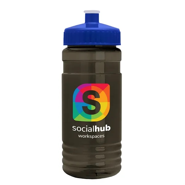 Transparent sports bottle, 2 oz. Straight-wall design with Push-Pull lid... from ASI 40480 Koozie Group