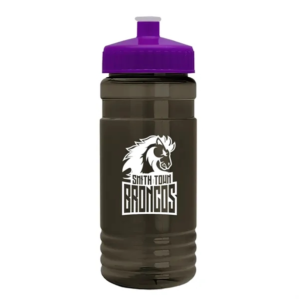 Transparent sports bottle, 2 oz. Straight-wall design with Push-Pull lid... from ASI 40480 Koozie Group