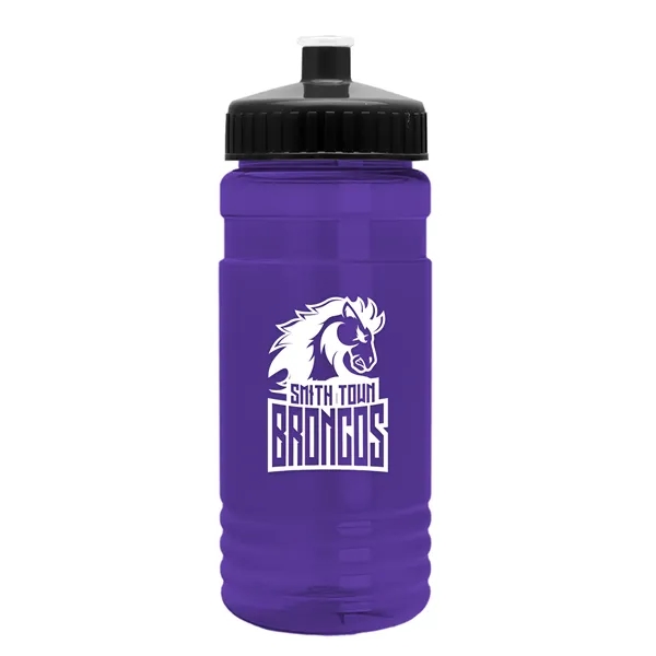 Transparent sports bottle, 2 oz. Straight-wall design with Push-Pull lid... from ASI 40480 Koozie Group