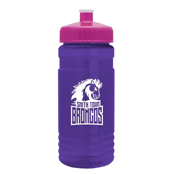 Transparent sports bottle, 2 oz. Straight-wall design with Push-Pull lid... from ASI 40480 Koozie Group