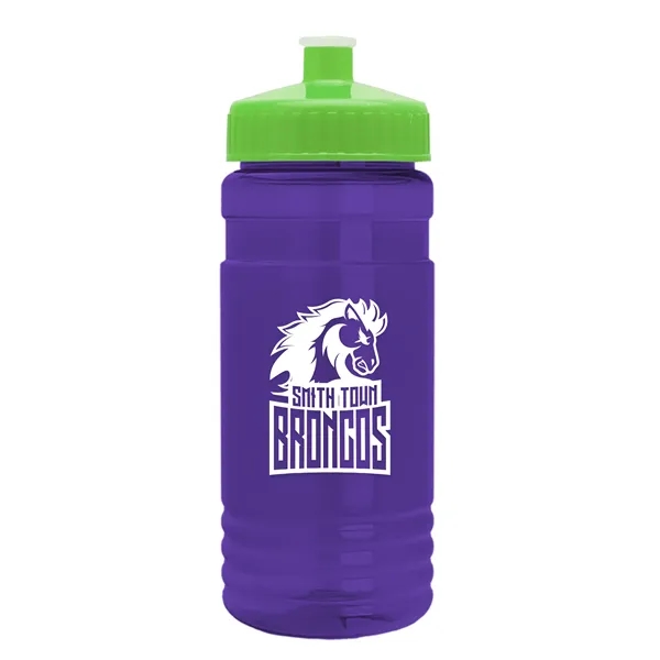 Transparent sports bottle, 2 oz. Straight-wall design with Push-Pull lid... from ASI 40480 Koozie Group